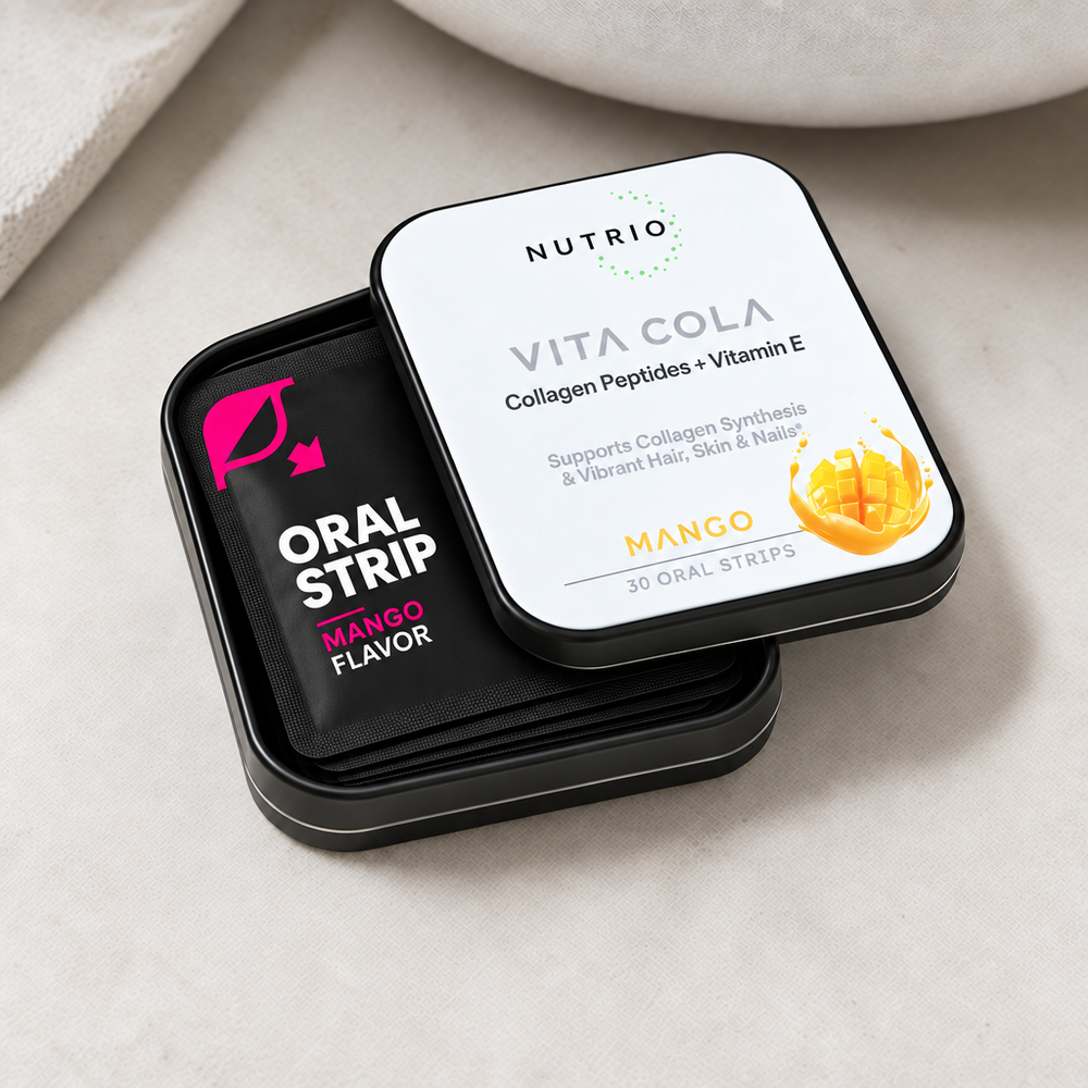 Vita Cola display with smoother sachet edges